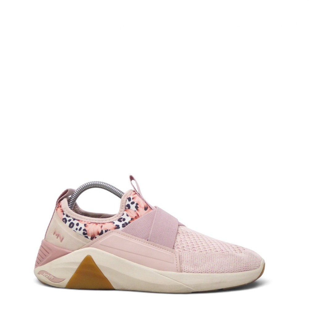 Mark Nason A Linear Kenley Womens Sneakers Pink Arch Fit Slip On Floral 8.5